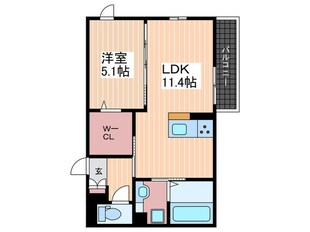 ドゥズィエム串戸の物件間取画像